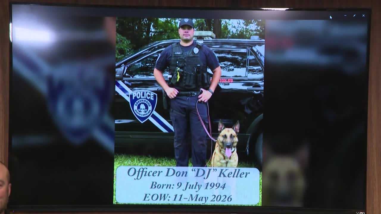 Funeral service for officer killed in South Carolina crash - WYFF