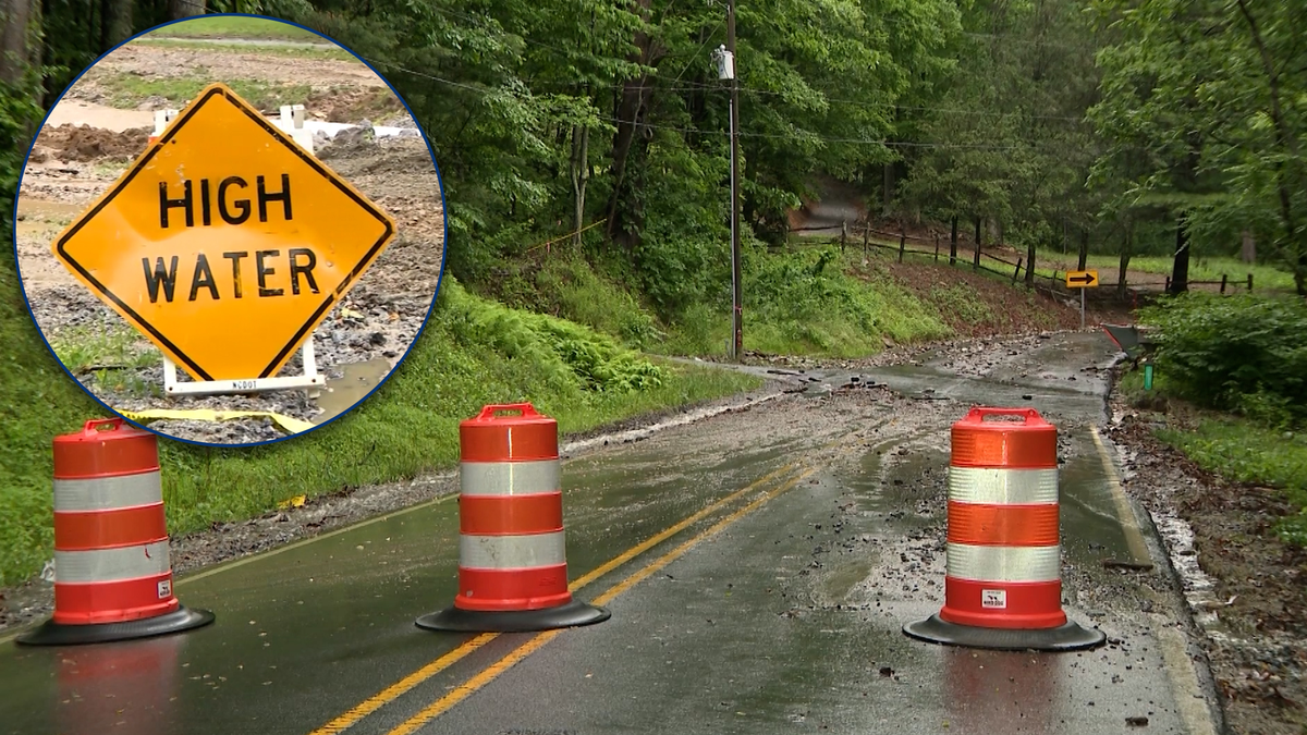 'Its scary': Heavy rain washes out roads, floods homes in parts of Western North Carolina