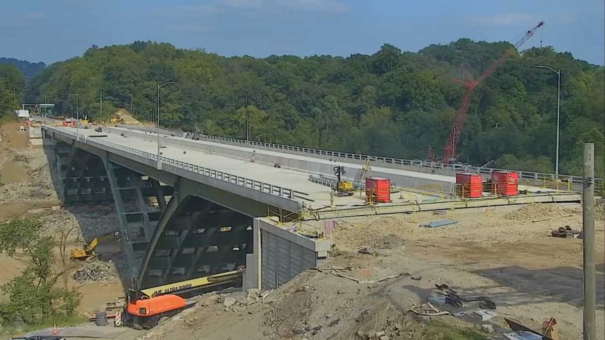 Commercial Street Bridge slide puts I-376 reopening ahead of schedule