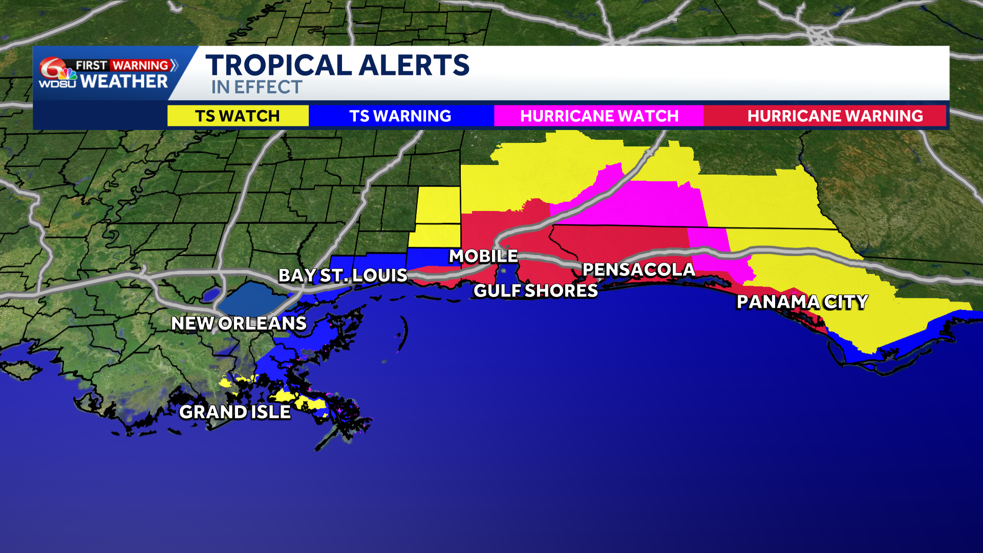 Brickwork Wind Protection Protection Tropical Storm and Storm Surge Warnings issued for southeast Louisiana ...
