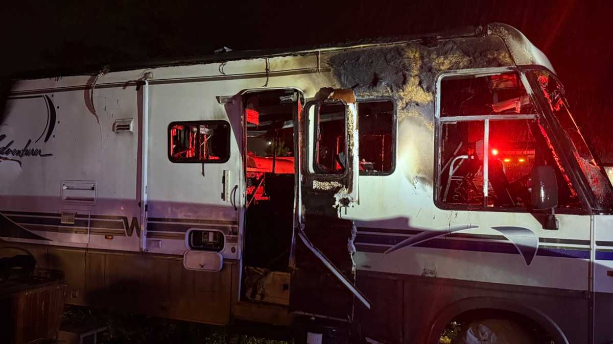 Person found dead after RV fire in Flagler County