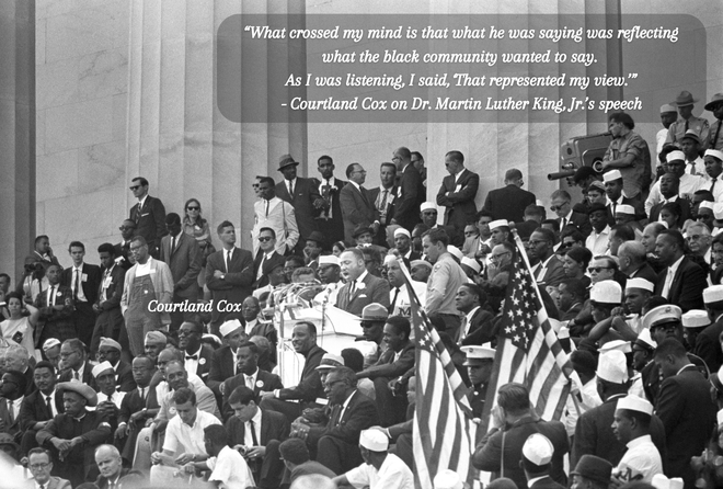 courtland cox listening to mlk