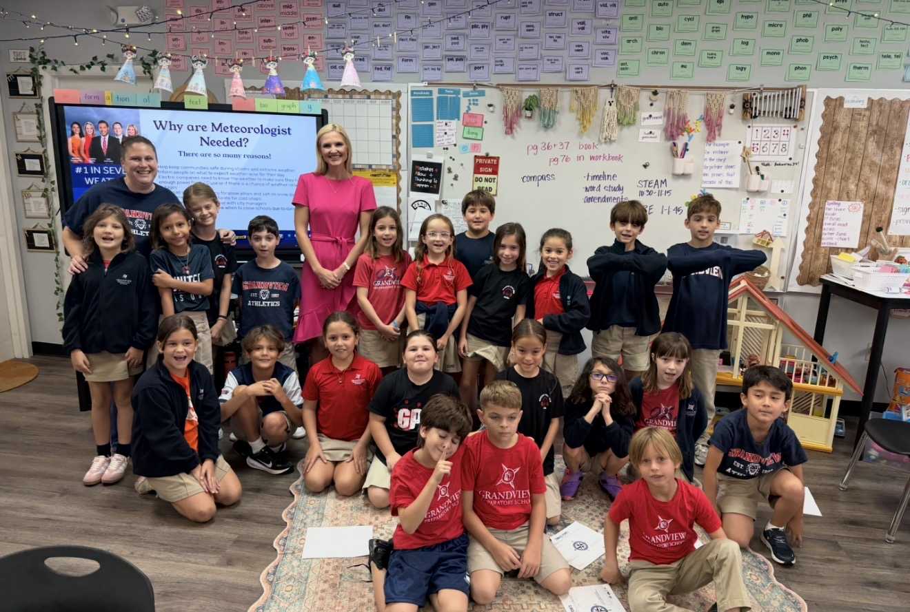 Meteorologist Nikki Sheaks takes Weather Class to Grandview Prep