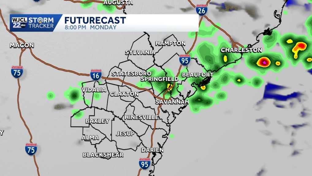 Savannah: A few showers or thunderstorms today - WJCL