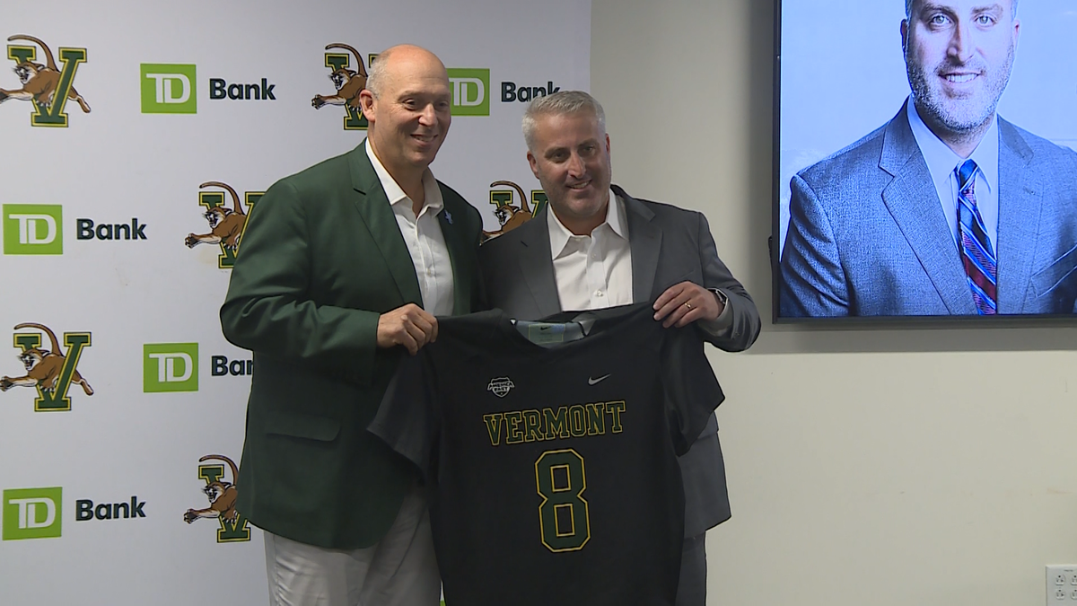 Drew Kelleher introduced to UVM as men's lacrosse head coach