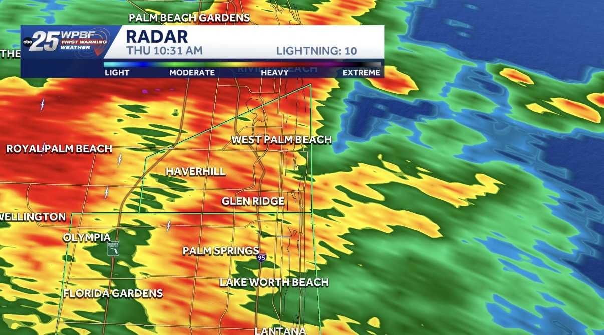 Heavy rain and flood threat returns to South Florida Thursday as storms build