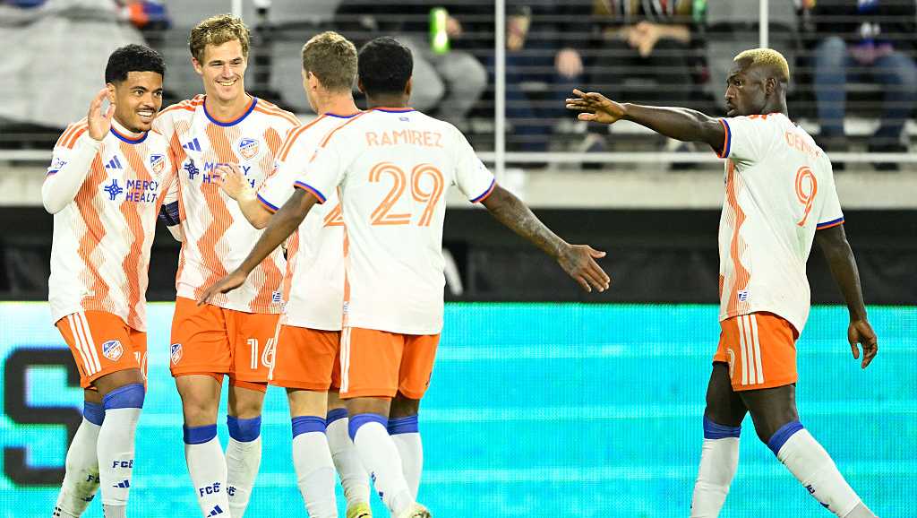 Image accompanying FC Cincinnati could clinch MLS Cup Playoff spot Wednesday against Messi, Miami. Here's how., from WLWT