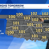 WEEKEND FORECAST: More triple-digit heat expected for much of Oklahoma