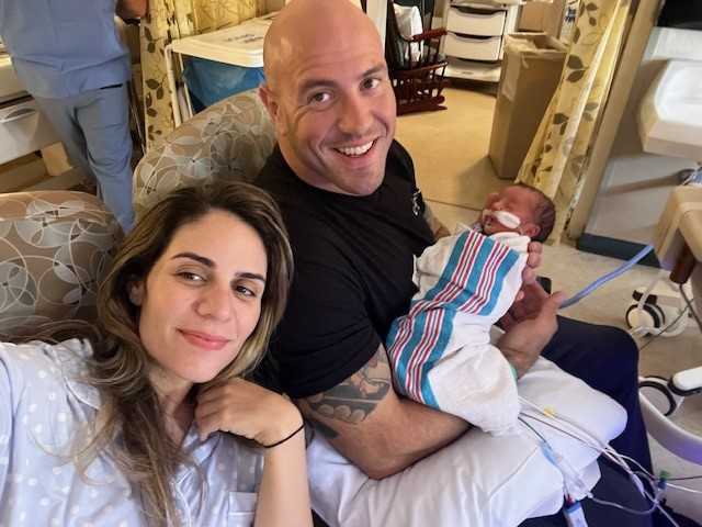 Triplets thrive after premature birth and NICU care