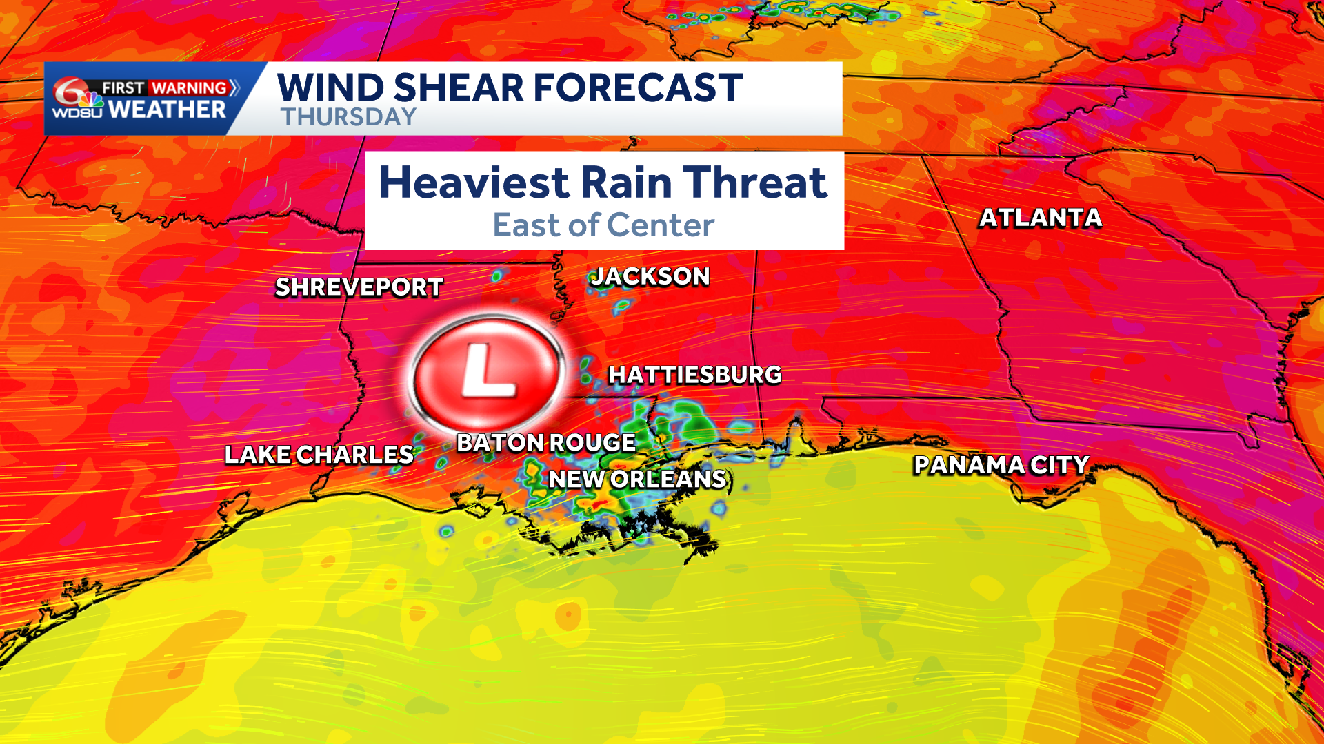 There are two scenarios for tropical rain across New Orleans. Here's what you need to know