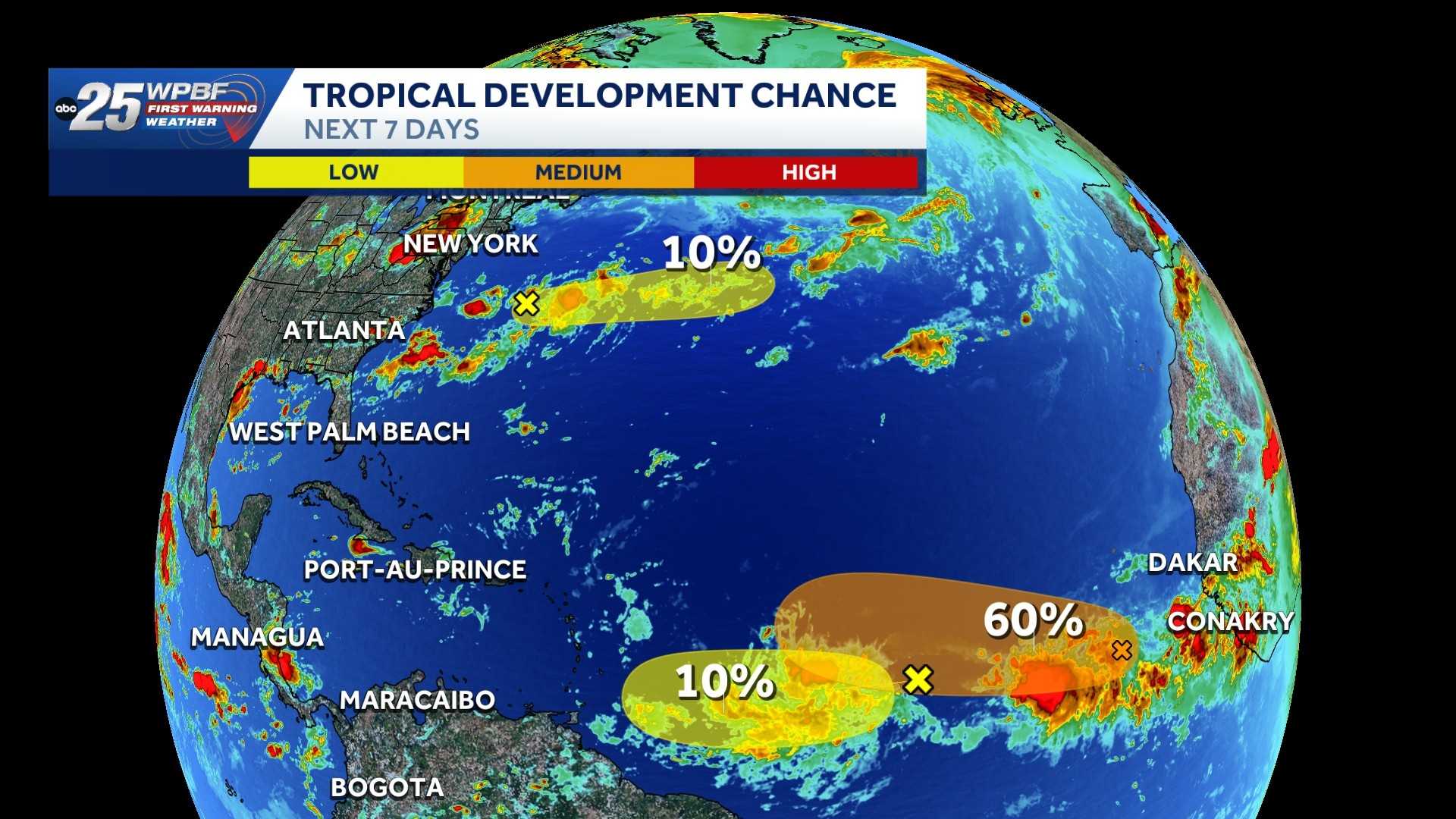 Three Atlantic systems under watch for development, NHC says