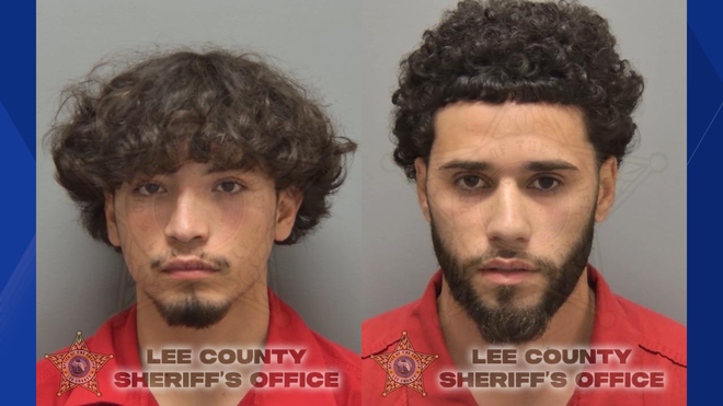 Mugshots of Ramiro Jimenez-Flores and Chris Antonio Sierra Lopez.