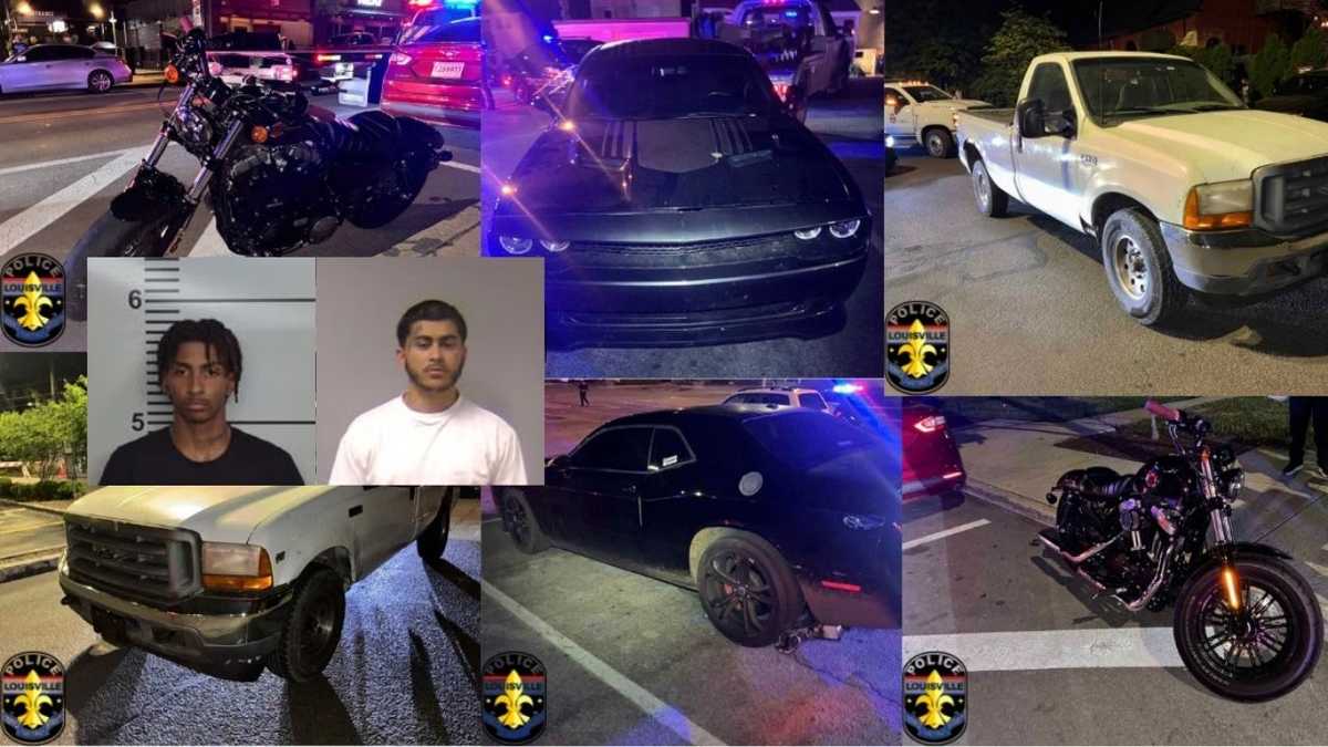 2 arrested, 3 vehicles seized for violating street racing ordinance