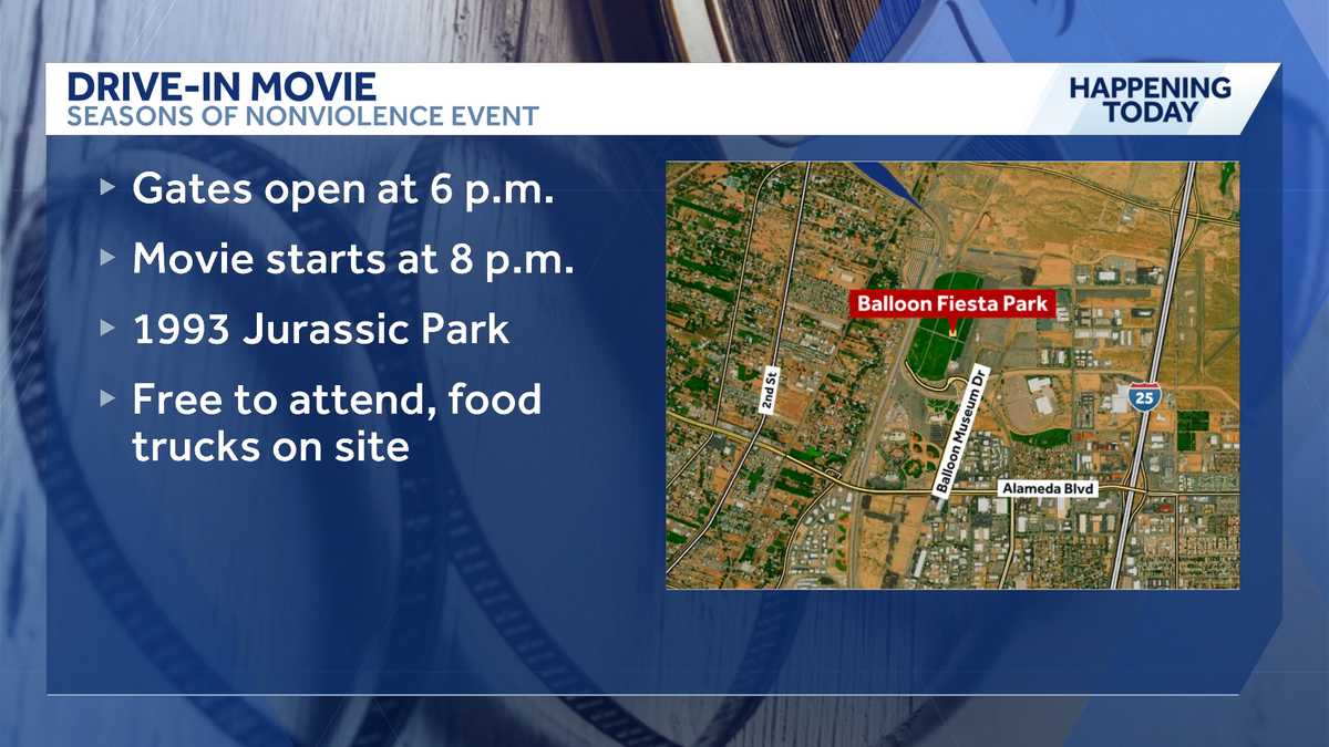 Free drive-in movie night returns to Balloon Fiesta Park