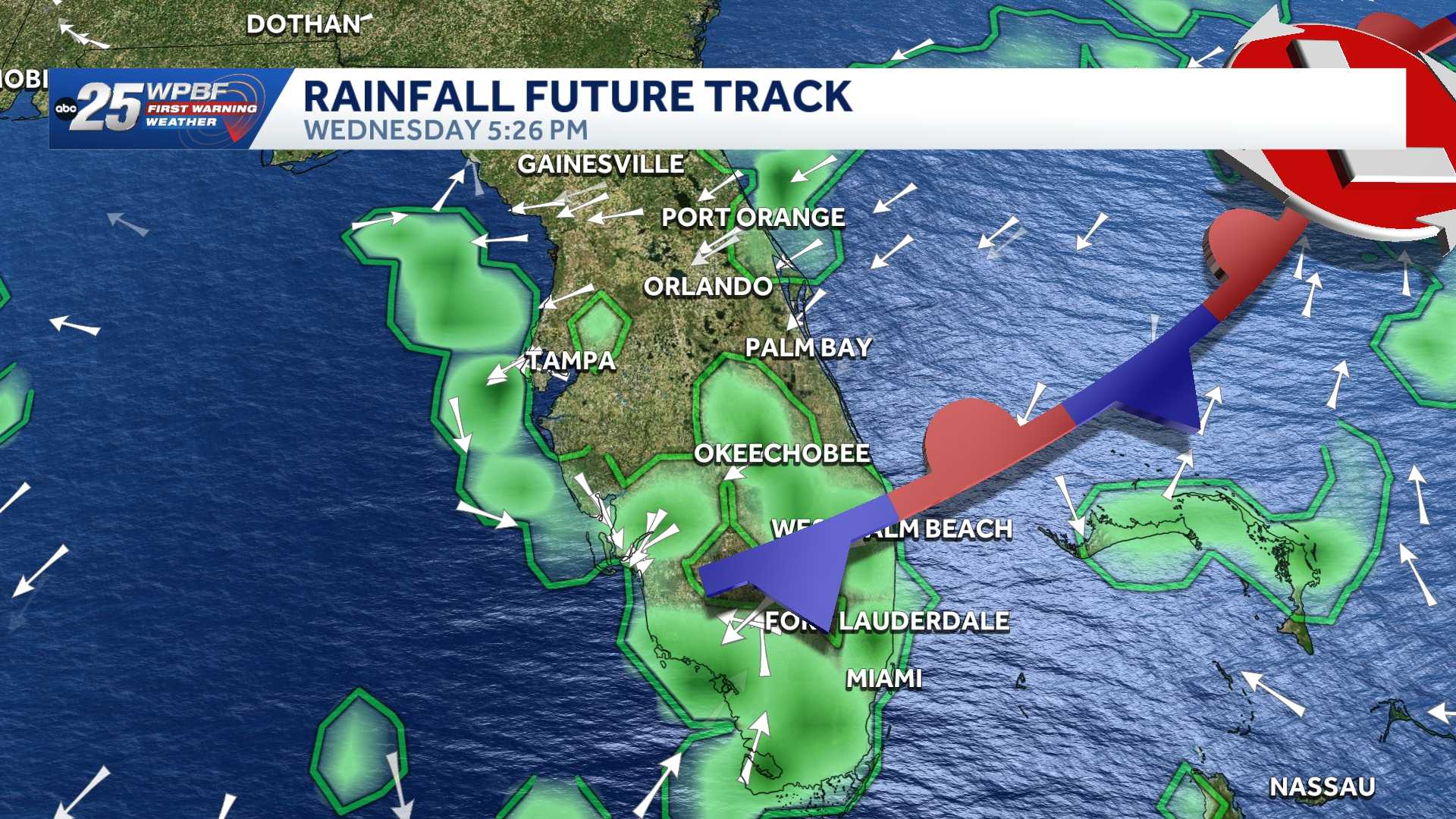 Tracking impact weather with scattered showers and storms across South Florida