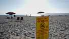 Contaminated water sign