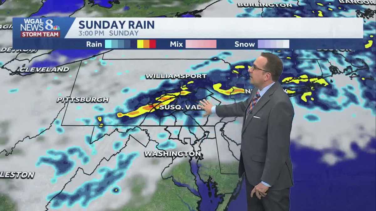 Weathed Pattern Impact: rounds of rain expected Sunday, cool & wet weather pattern next ...