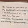 Hearing in SEC-LSU lawsuit postponed in Birmingham