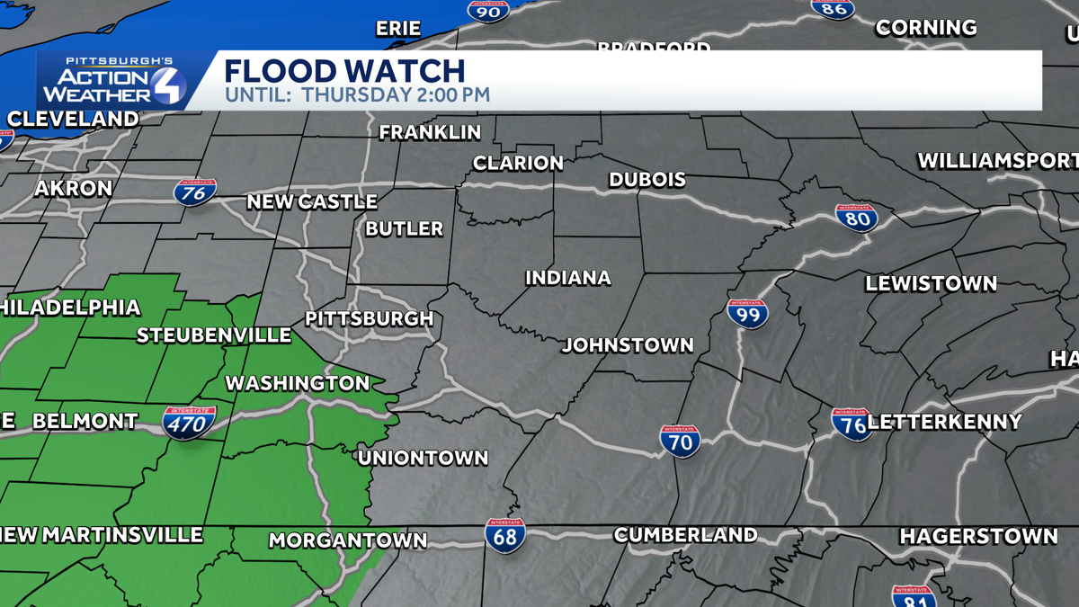Impact Day: Morning rain, heavy at times, for western PA