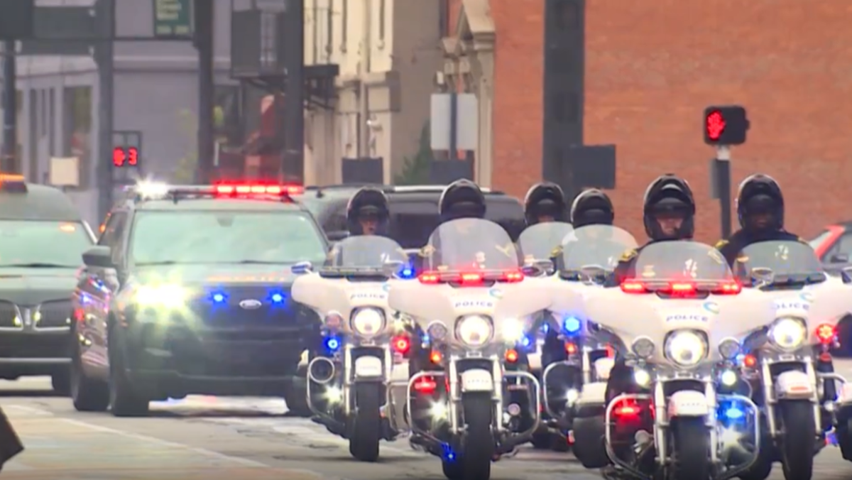 Former Hamilton County sheriff honored with procession through city landmarks