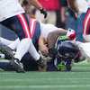 Sam Darnold suffers hip injury on Seahawks' opening drive. Fracture ruled out but more tests needed