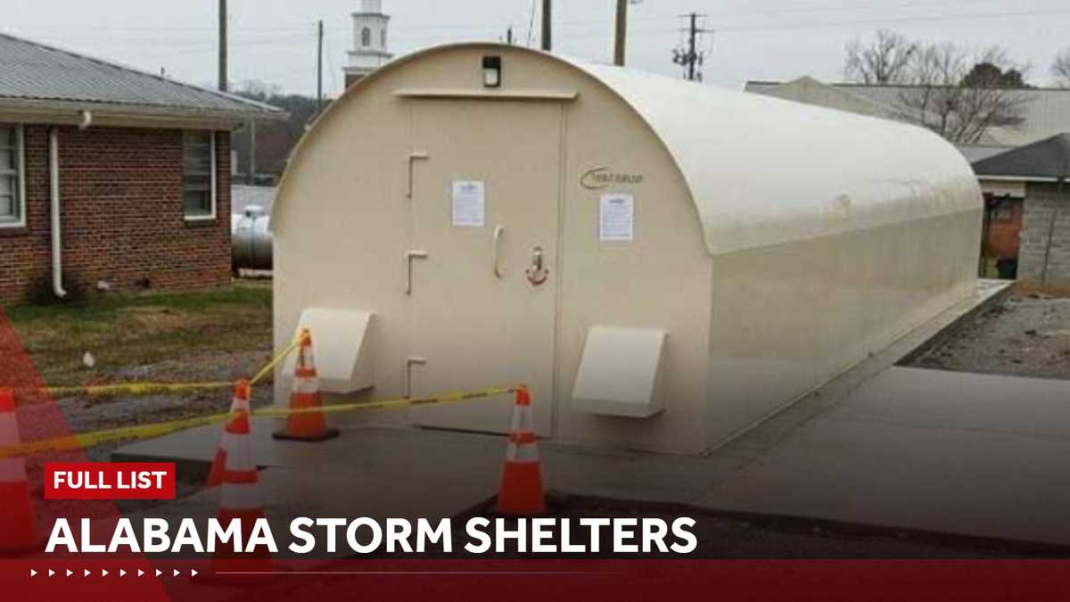Alabama storm shelters: What to know for severe weather