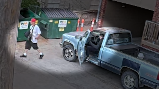 Caught on camera: Thieves steal truck, try to wipe prints off steering wheel