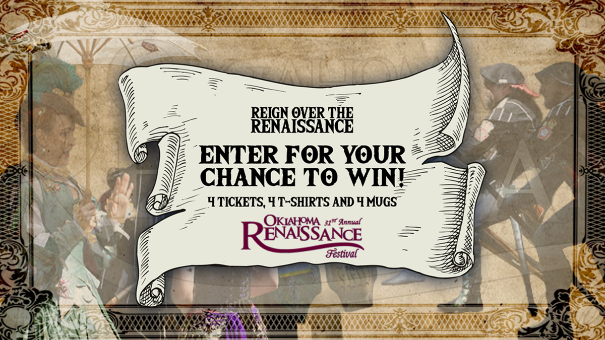 One Lucky Lord or Lady Could Win Tickets to the 31st Annual Oklahoma Renaissance Festival!