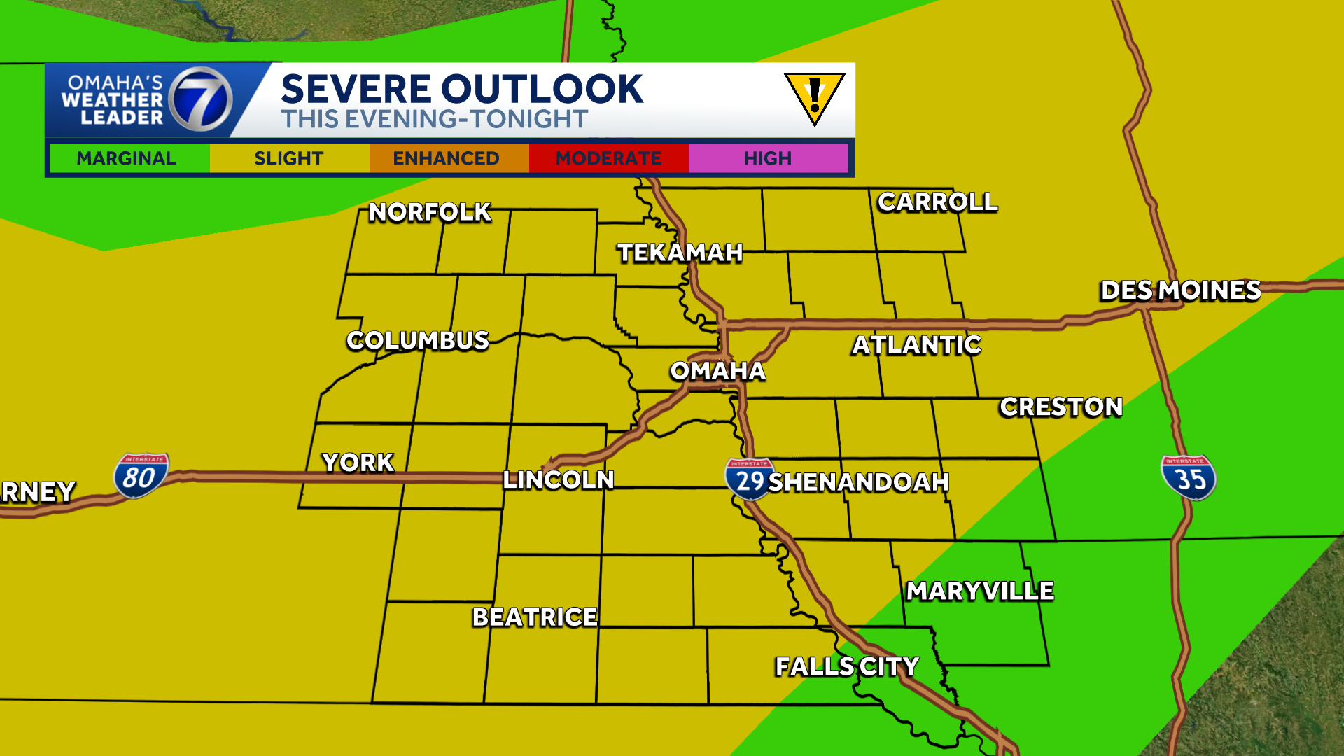 Omaha weather: Strong storms possible Wednesday evening, night