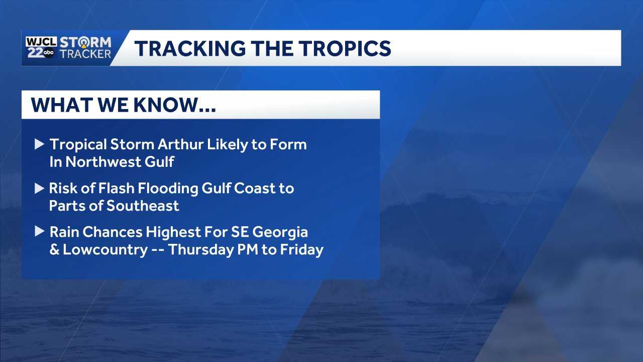 Savannah: Tracking the tropics, possible first named storm - WJCL