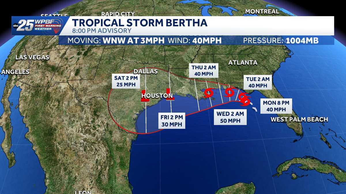Tropical Storm Bertha 2026