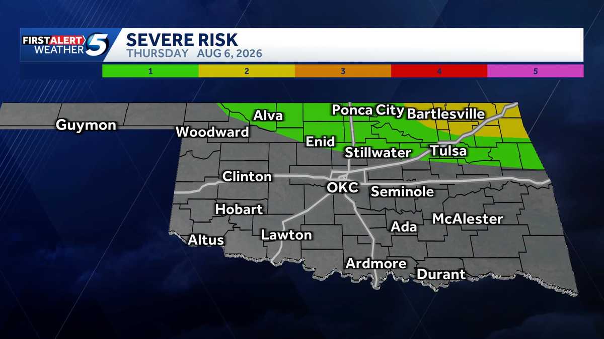 TIMELINE: Storms bring risk of hail and 60 mph winds on Thursday