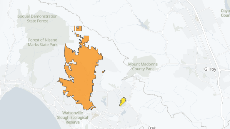 More than 2,000 PG&E customers without power in Corralitos area