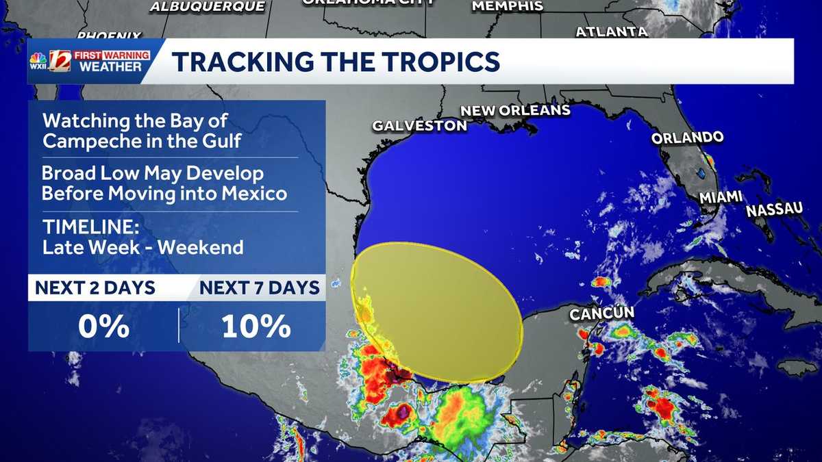 National Hurricane Center identifies first Atlantic area of tropical interest for 2026