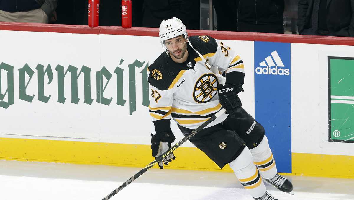 Boston Bruins announce plans to retire Bergeron's No. 37
