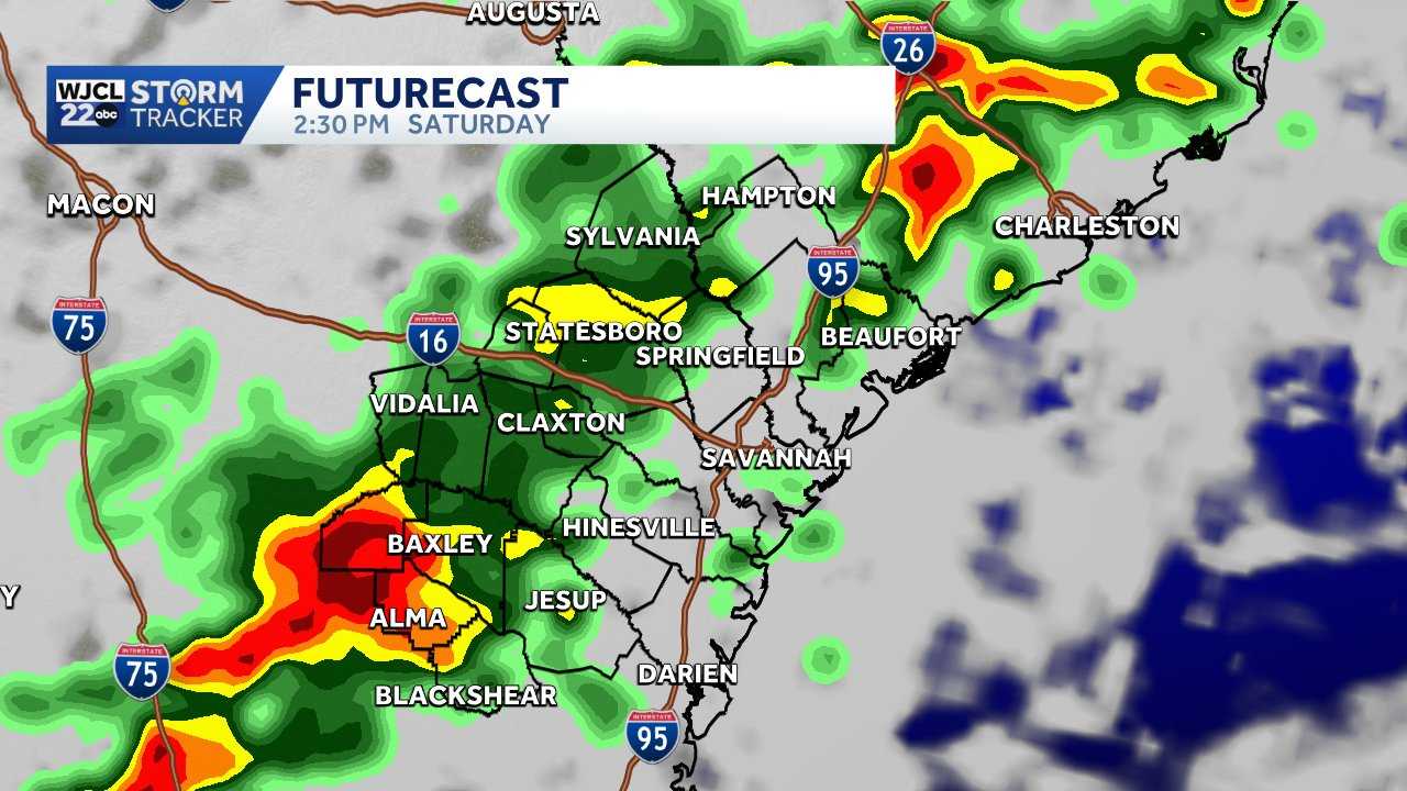 Savannah: Tracking showers and thunderstorms - WJCL