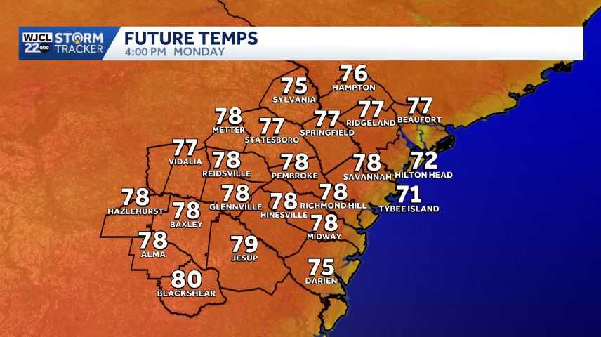 Brief cooldown arrives for Southeast Georgia and the Lowcountry early ...