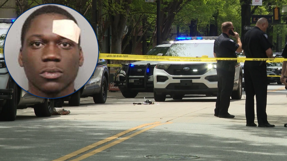 SLED says man shot officer and bit another in downtown Greenville - WYFF