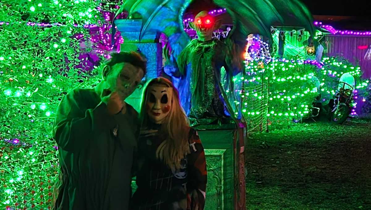 Yazoo City homeowner builds Halloween stop for local kids