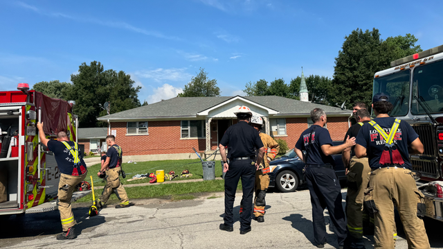 Duplex catches fire in Shively; at least 1 person rescued