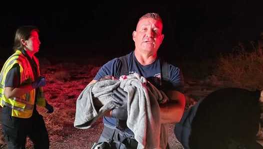 First Responders help deliver a baby near New Mexico highway