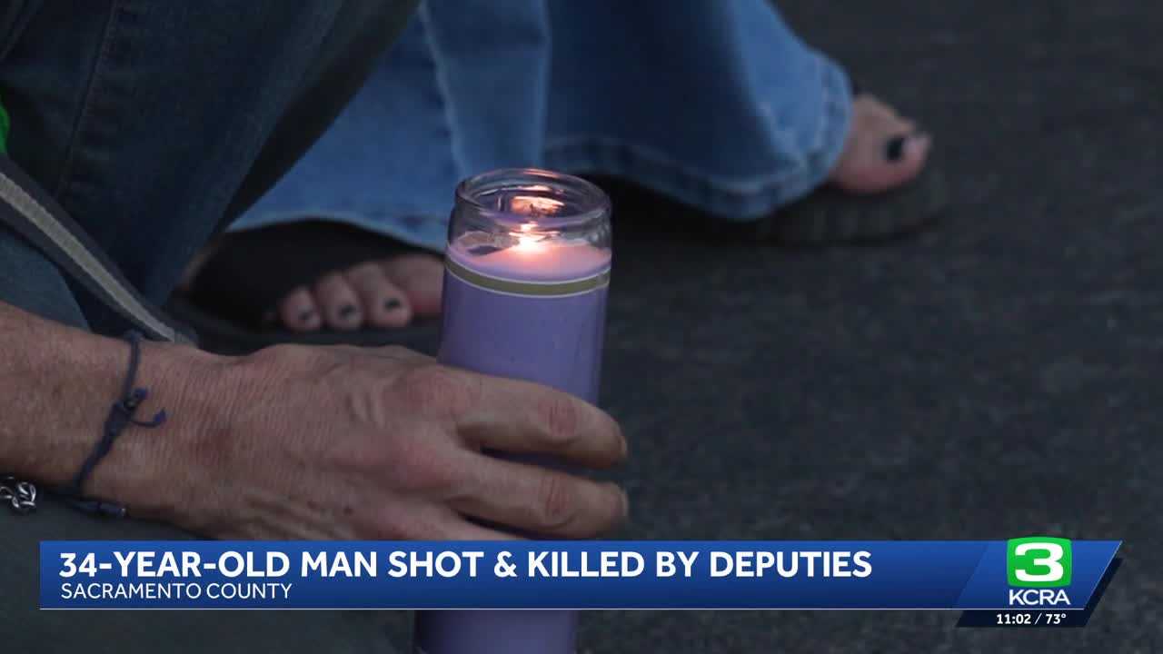 Sacramento vigil held for man killed by deputies as family calls for justice