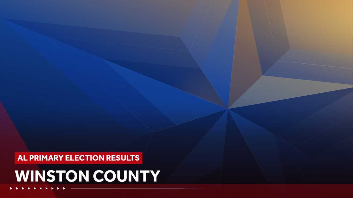 Winston County results: 2026 Alabama primary election