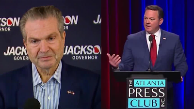 Ahead of runoff, Rick Jackson addresses debate no-show during Thunderbolt campaign stopwjcl