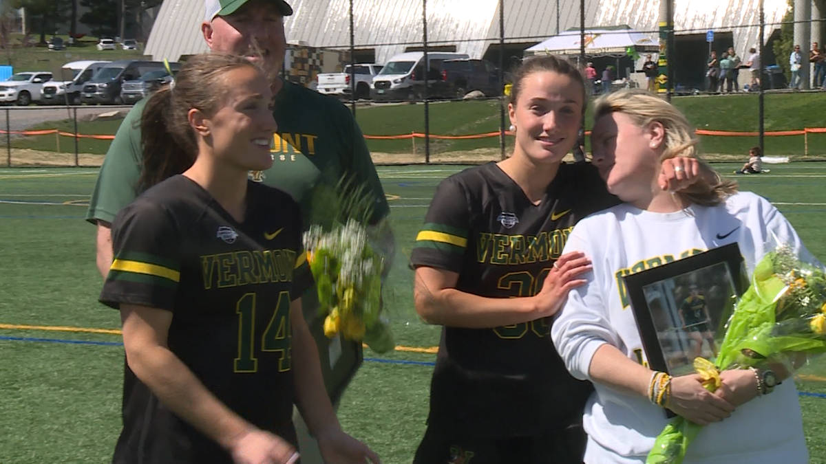 UVM women's lacrosse team features double the trouble with twin sister duo