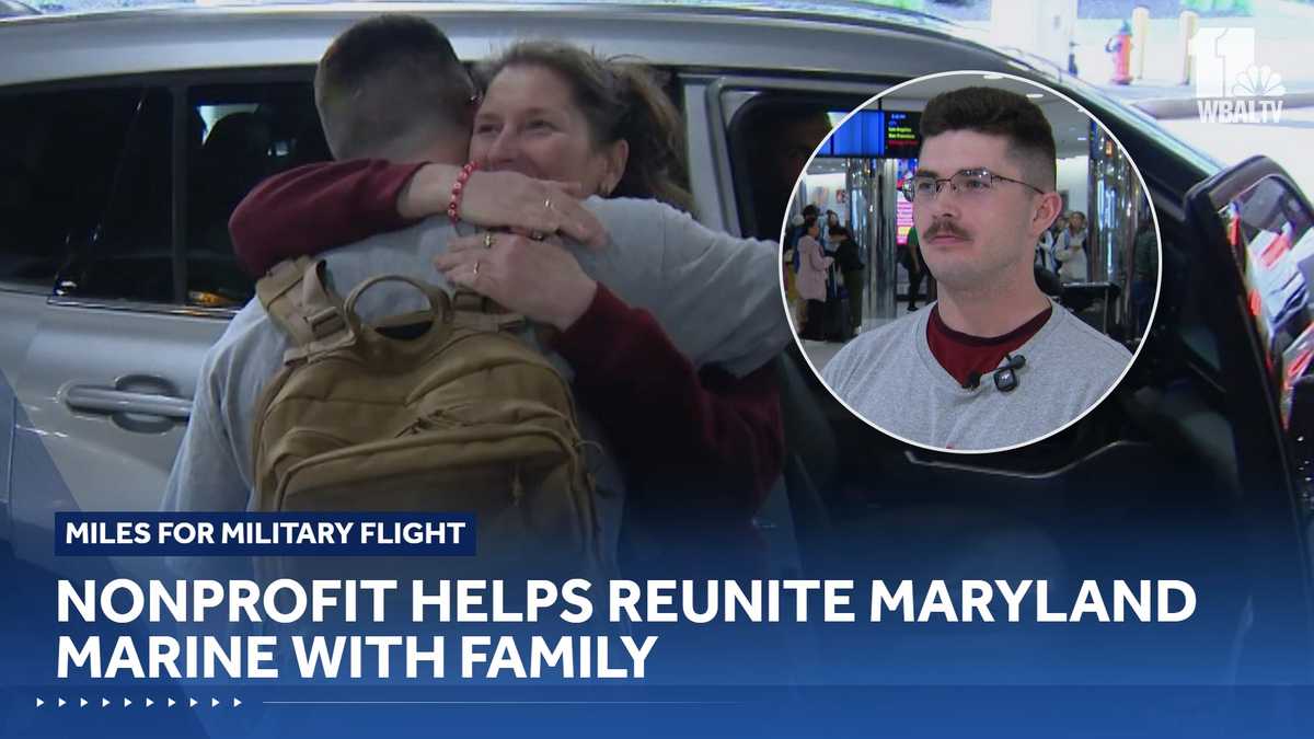 Miles for Military flies Maryland Marine home