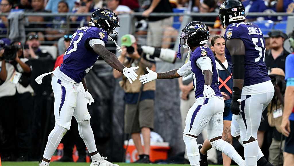 Ravens finish preseason with dominant 41 - 3 win over Commanders