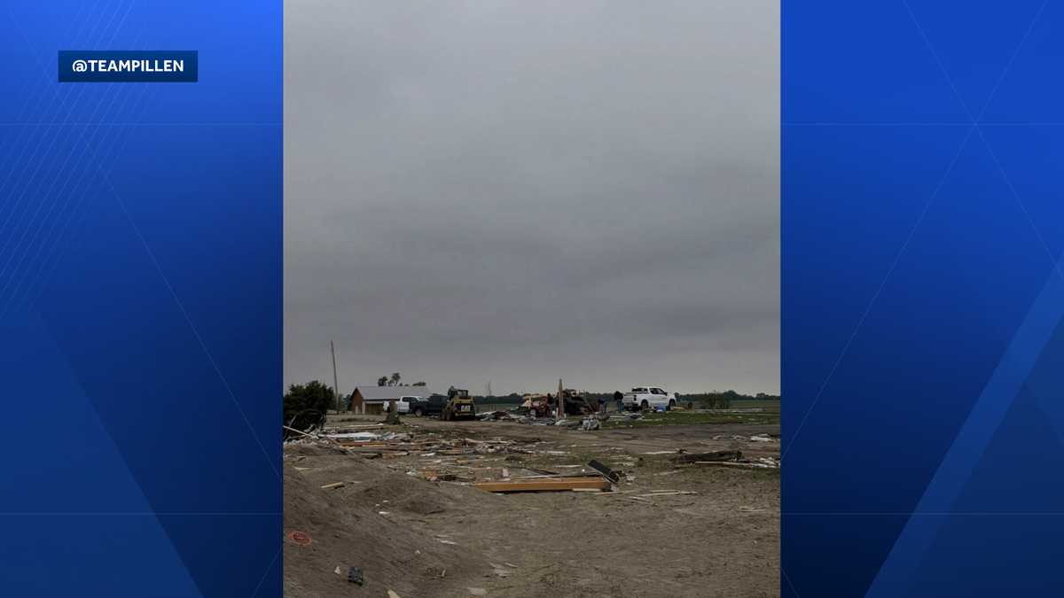 Photos: Nebraska Gov. Jim Pillen shares scenes of tornado damage after Sunday's severe weather