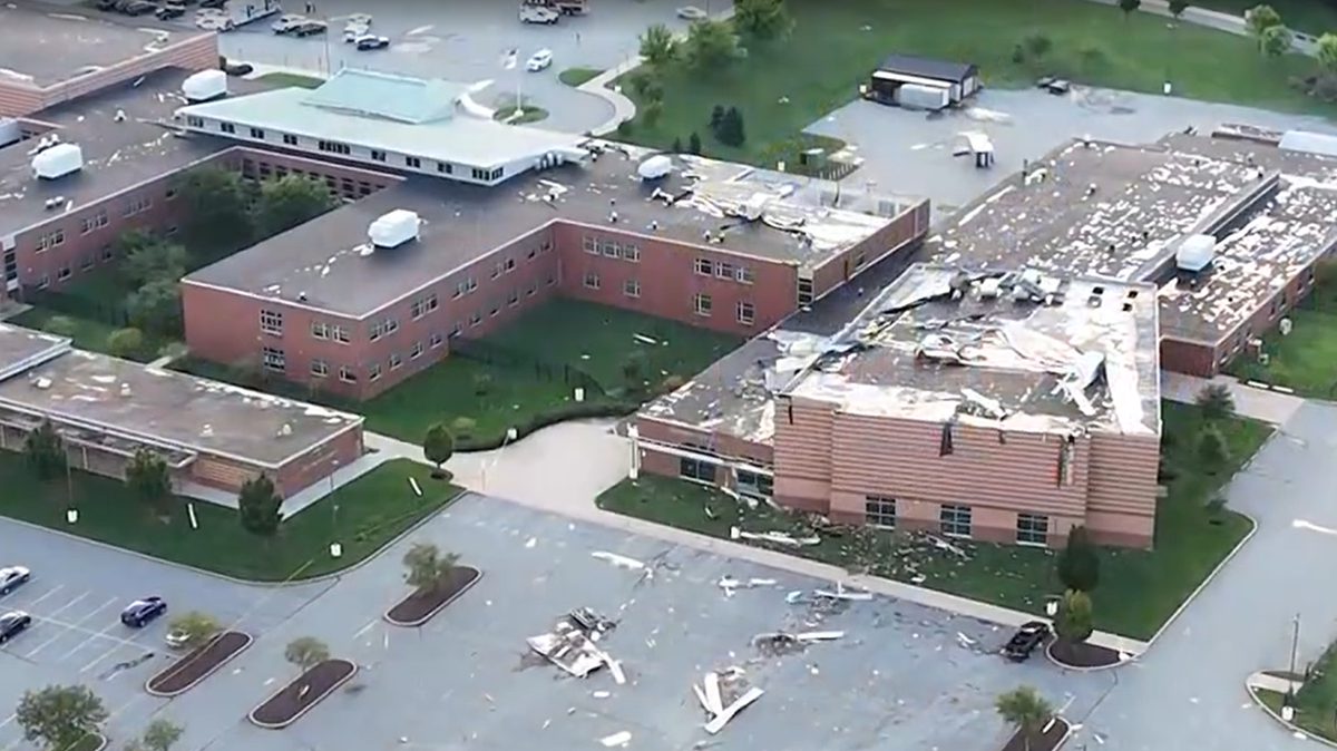 York County declares disaster emergency after storms damage high school