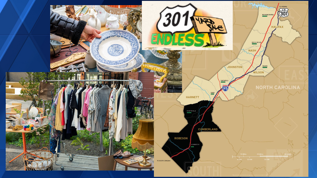 North Carolina’s ‘301 Endless Yard Sale’ spans more than 100 miles along U.S. Highway 301